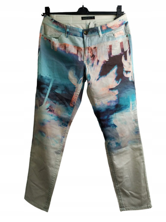 Spodnie damskie jeans KOLOROWE MARC CAIN ROZ.N5 XL