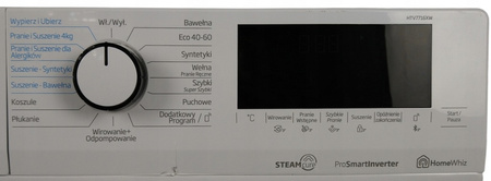 Pralko-suszarka Beko HTV7716XW SteamCure 45cm 7kg/4kg
