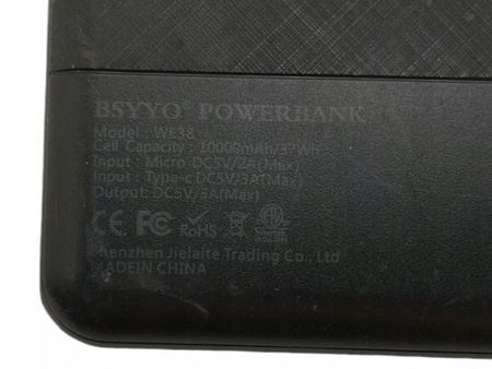 Powerbank Bsyyo WE38 10000mAh USB-C 15W 3A