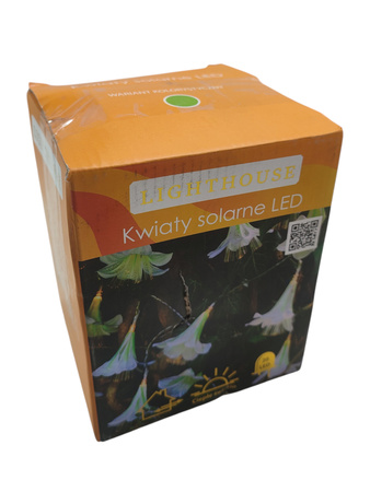 Lampki solarne LED Lighthouse Kwiaty ciepłe światło 20 białych kwiatów