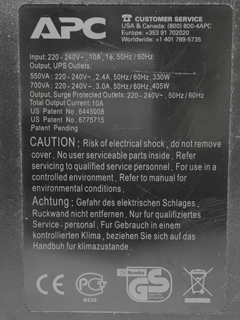 Zasilacz awaryjny UPS APC Back-UPS ES 700 (BE700G-FR) 700VA 405W