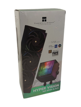 Chłodzenie wodne Thermalright Hyper Vision 360 ARGB Black