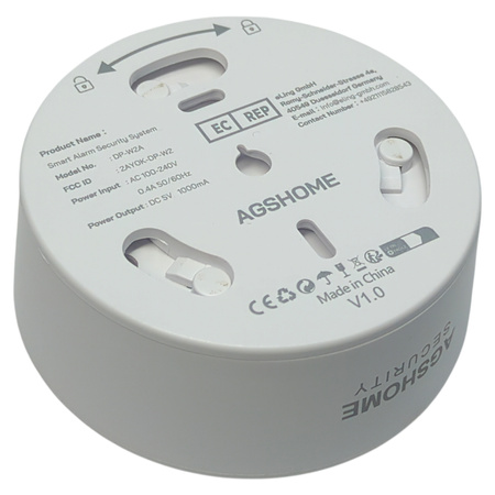 System alarmowy z czujnikami AGSHOme Smart Alarm Security System DP-W2