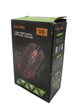 Myszka przewodowa Vguard V6 2400 DPI