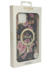 Etui plecki do iPhone 14 Plus Guess Flower MagSafe Czarne