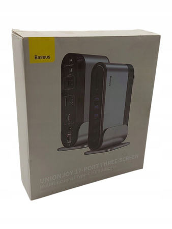 STACJA DOKUJĄCA BASEUS BS-HUB002 |USB C|HDMI|USB A|RJ45|Hub USB Baseus