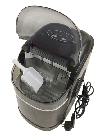 Kostkarka do lodu HZB-12/C 12 kg/dzień 150 W czarna z regulacją kostek