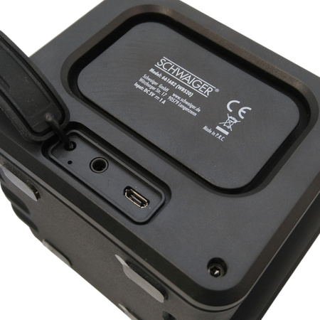 Głośnik bezprzewodowy SCHWAIGER 661682 (WBS20) 10W Czarny
