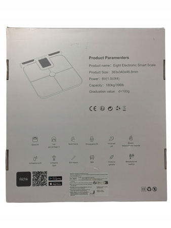 Waga łazienkowa Eight Electronic Smart Scale