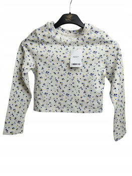 BLUZKA NEXT ROZMIAR 122 BIAŁA