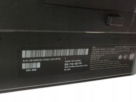 Monitor Dell P2214Hb 22" 1920×1080px IPS LED