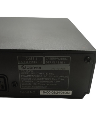 Odtwarzacz DVD Denver DVH-7787 MK3