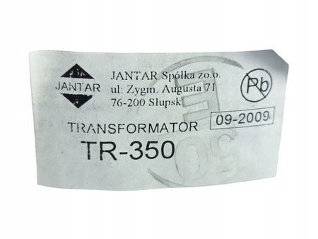 TRANSFORMATOR JANTAR TR-350 7,5V 18A