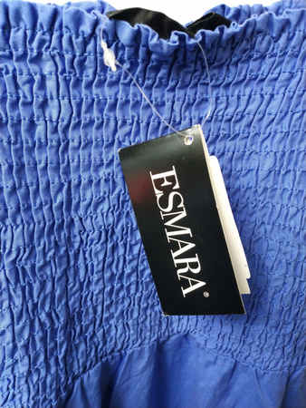 Sukienka damska na ramiączkach ESMARA Rozmiar S NIEBIESKA