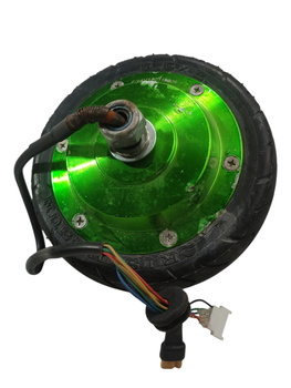 SILNIK Z OPONĄ C24V180115809 ZIELONY KOŁO HULAJNOGI MOTUS 6,5
