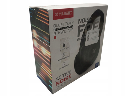 Słuchawki nauszne Bluetooth XMUSIC BTH900 ANC Czarny