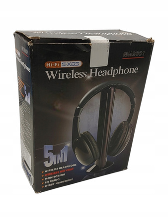 Słuchawki bezprzewodowe Bluetooth nauszne Encore MH-2001 Czarny