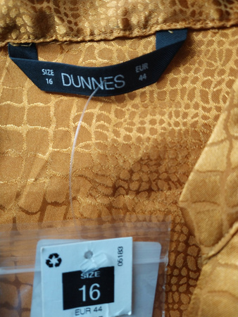 BLUZKA DAMSKA DUNNES ROZMIAR 44 BRĄZOWA