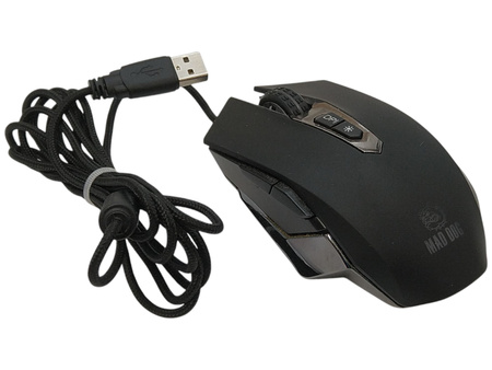 Mysz MAD DOG GM505 gamingowa RGB LED TILT-CLICK przełącznik OMRON
