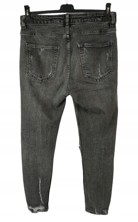 Spodnie jeans damskie ZARA Rozmiar 40 CZARNE