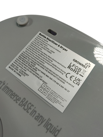 Sterylizator i suszarka do butelek Grownsy LS-BE916 500W