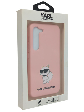 Etui Karl Lagerfeld Plecki do Samsung Galaxy s23 różowe