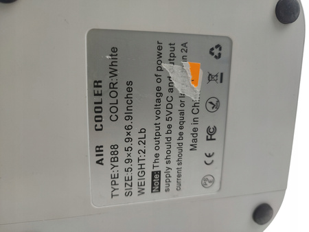 PRZENOŚNY KLIMATYZATOR MINI AIR COOLER YB88