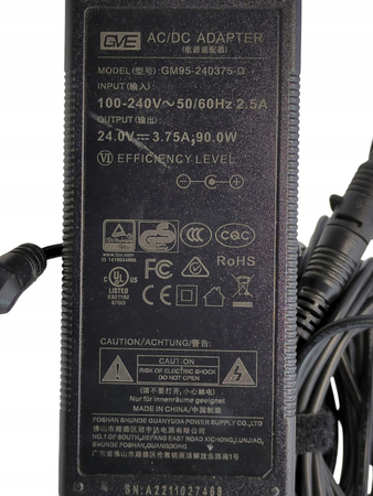 ZASILACZ GM95-240375-D 24V 3,75A 90W