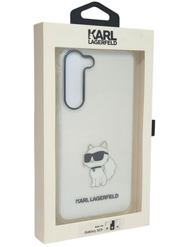 Oryginalne etui Plecki do Samsung Galaxy s23+ CASE KARL LAGERFELD biały