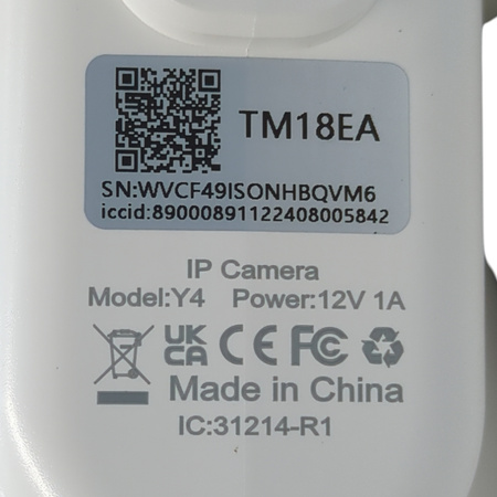 Kamera IP zewnętrzna Smart Galayou Y4 2K WiFi 2,4 GHz