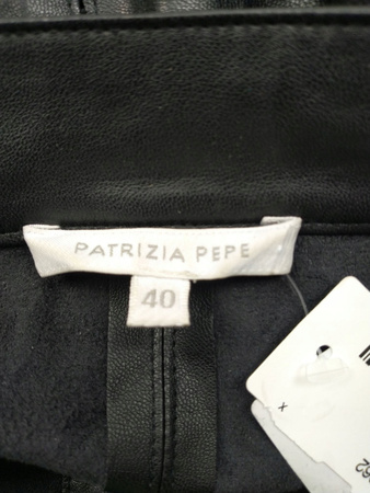 Spódniczka z ekoskóry Czarna PATRIZIA PEPE ROZ.40