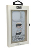 Oryginalne etui Plecki do Iphone 14 Pro Karl Lagerfeld Liguid Glitter transparentne