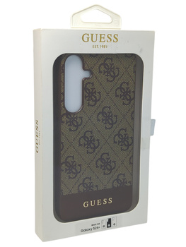 Oryginalne etui Plecki do Samsung Galaxy s24+ CASE GUESS brąz
