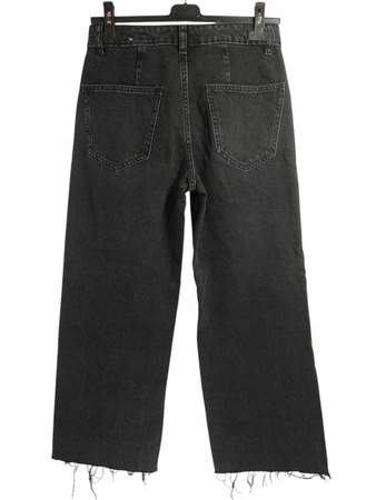 SPODNIE JEANS DAMSKIE MANGO ROZMIAR 36 CZARNE