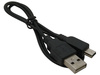 PRZEWÓD KABEL USB MINI B (5-PIN) CZARNY 50 CM