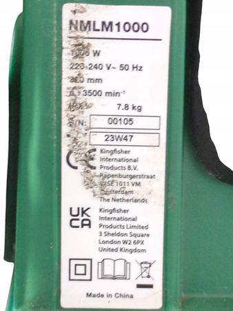 Kosiarka elektryczna NMLM1000 1000W 32CM