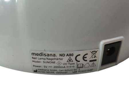 Lampa LED+UV Medisana LED-UV 80 W biały