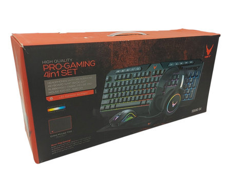 Zestaw Varr Set 03 Klawiatura + Słuchawki + Podkładka (VG4IN1SET03)