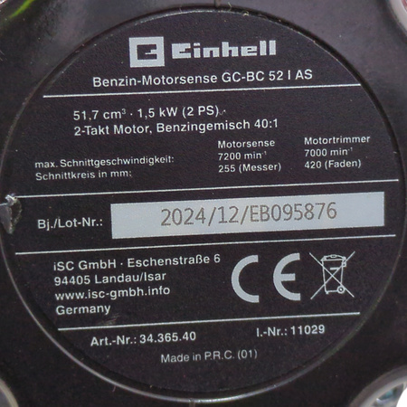 Kosa spalinowa Einhell GC-BC 52 I AS