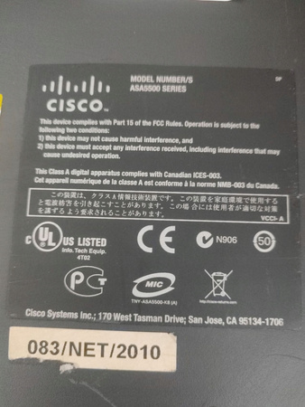 Firewall Cisco ASA5500 seria zarządzalny zapora sieciowa bezpieczeństwo