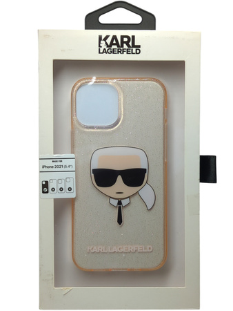 Etui Plecki Karl Lagerfeld do iPhone 2021 5.4" bezbarwne
