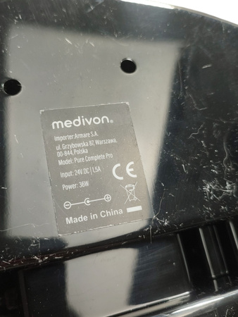 MASAŻER DO STÓP MASAŻ SHIATSU POWIETRZNY GRZANIE Medivon Pure Complete Pro