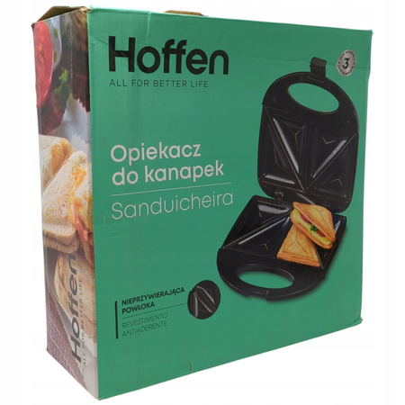 Opiekacz do kanapek HOFFEN SM-4182-B 750W