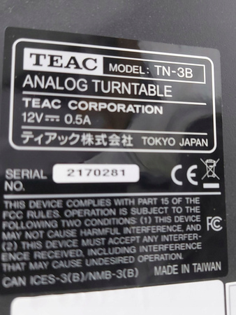 Gramofon TEAC TN-3B