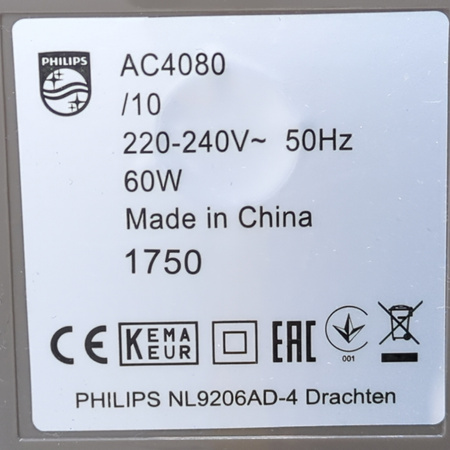 Oczyszczacz powietrza Philips Combi AC4080/10 3-stopniowy filtr 33 m²