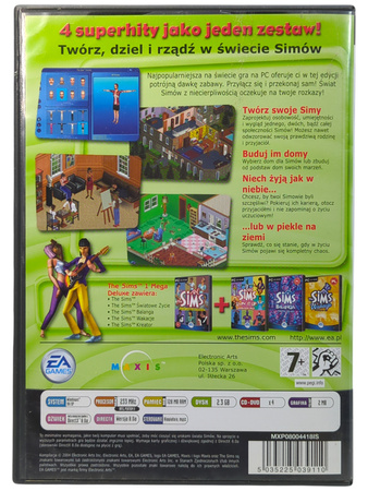 Gra PC EA The Sims 1 Mega Deluxe 5 płyt