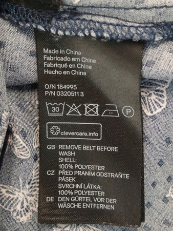 Sukienka H&M MAMA Rozmiar S GRANATOWA