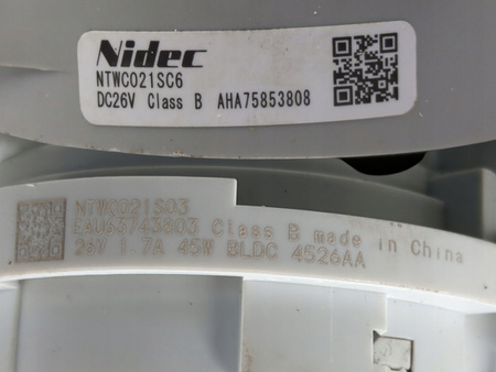 POMPA NIDEC NTWC021SC6 DO PRALKI LG F4WR701Y