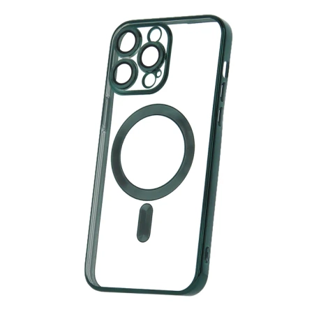 Etui Color Chrome Mag dla iPhone 14 Pro Max 6,7" zielone TPU MagSafe