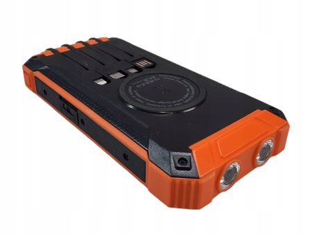 Powerbank solarny PN-W22 36000mAh/3.7V Lightning, miniUSB, USB C